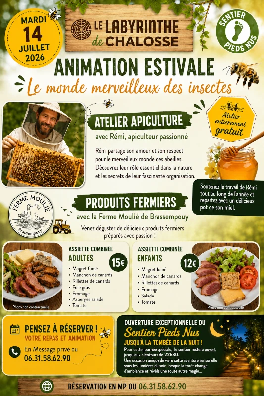 Une soirée exceptionnelle au Domaine de Larrous Mardi 14 juillet